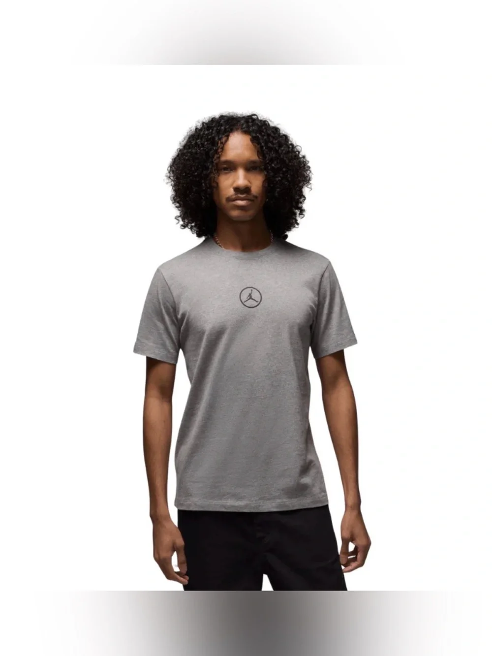 Jordan Flight Essentials Jumpman Basketball Circle Back TShirt